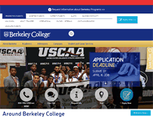 Tablet Screenshot of berkeleycollege.edu